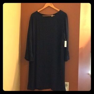 A-line Navy blue Dress